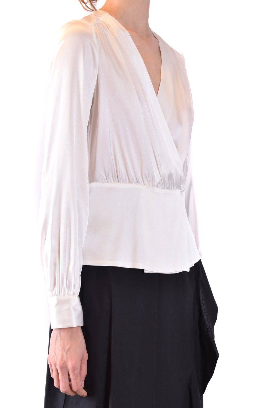 PINKO  Camicia Comfort Fit di Seta Bianca PINKO per Donna Economico