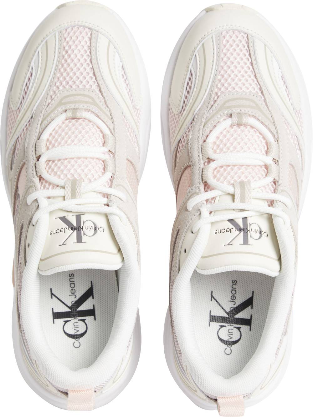 CALVIN KLEIN  Sneakers Donna Calvin Klein Rosa in Poliestere Vendite Flash