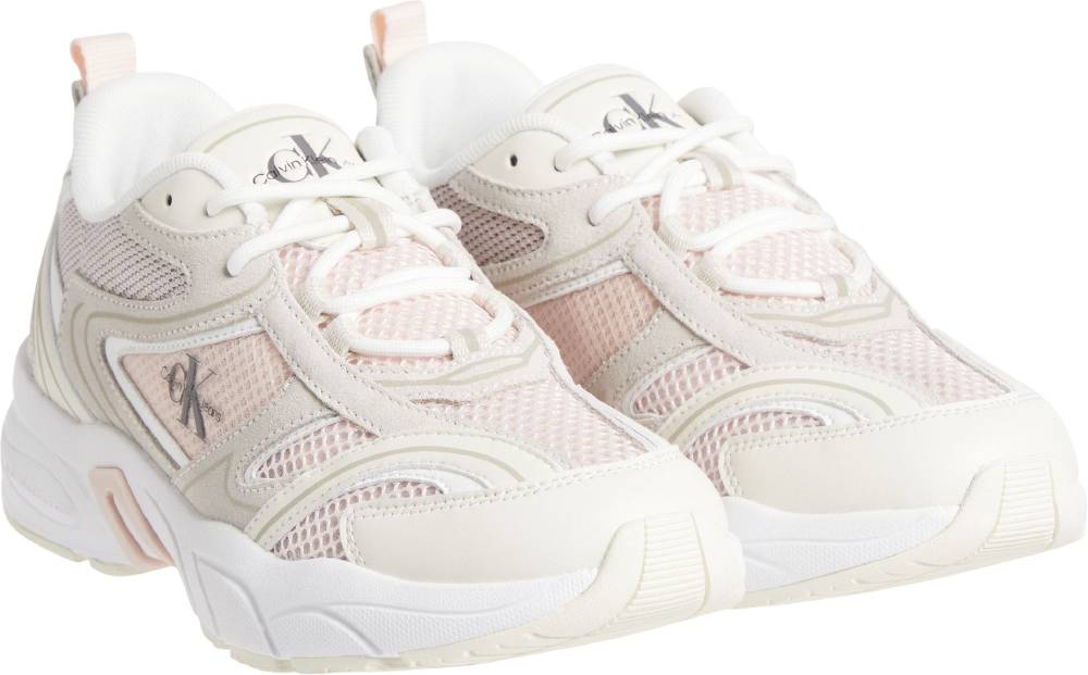 CALVIN KLEIN  Sneakers Donna Calvin Klein Rosa in Poliestere Vendite Flash