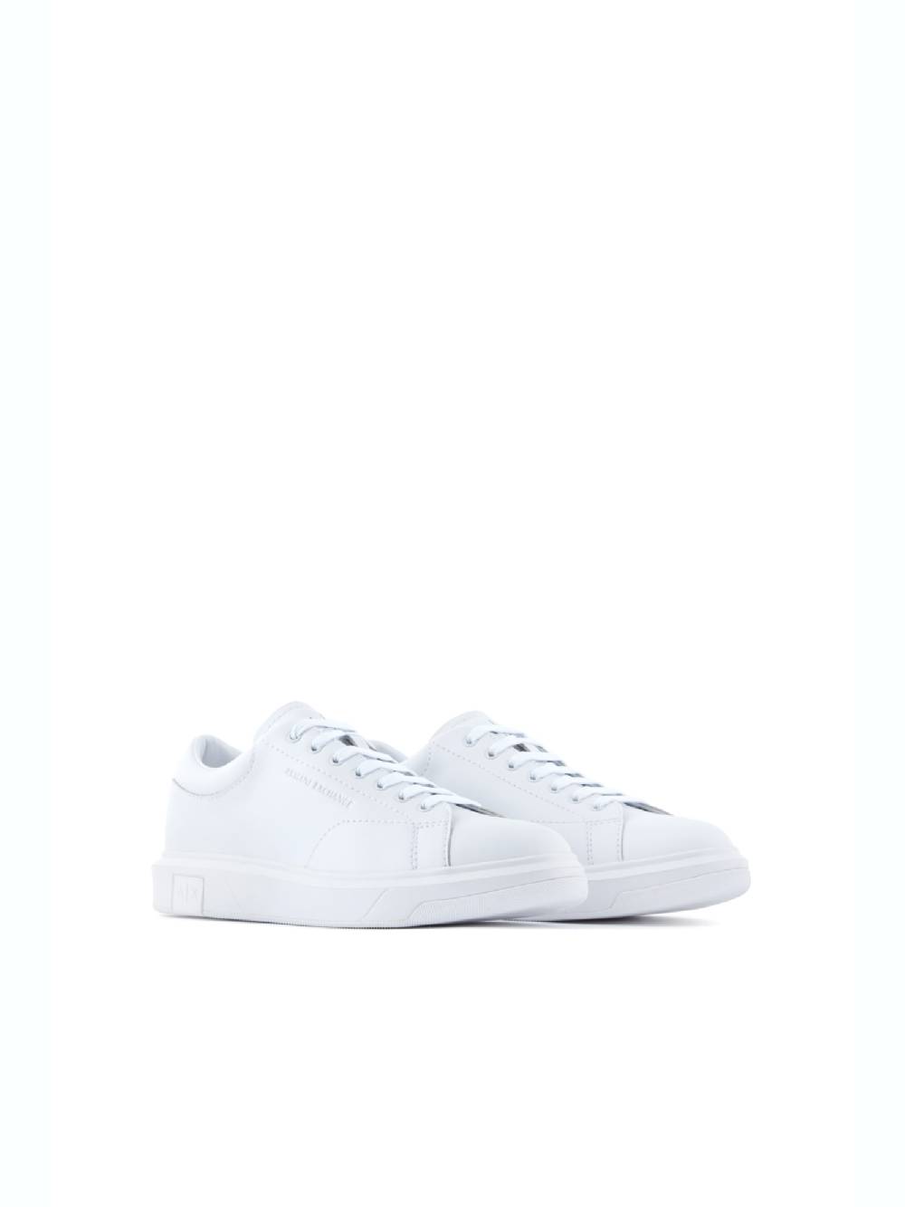 ARMANI EXCHANGE  Sneakers di Pelle Bianca Armani Exchange Uomo Nuova