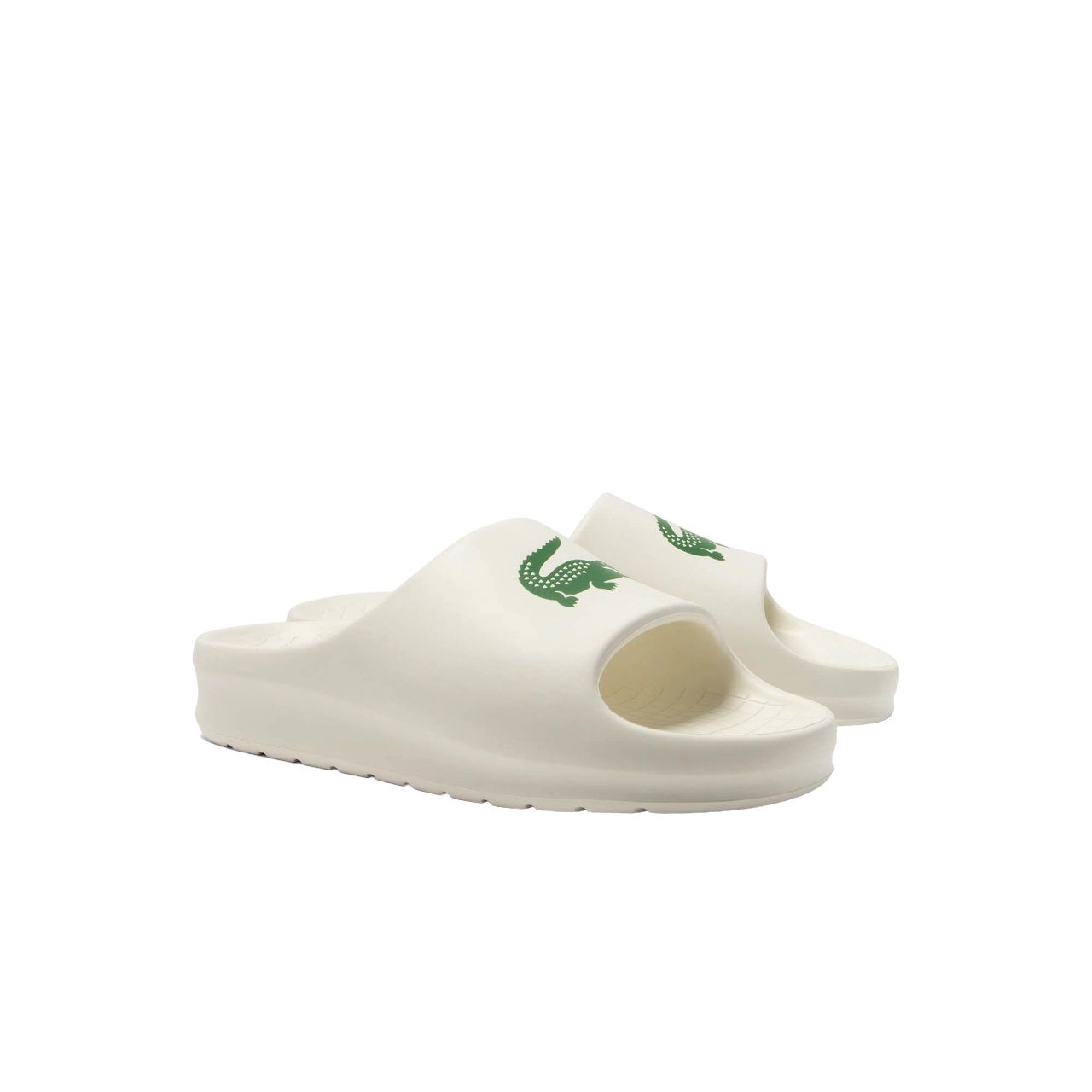 LACOSTE  Sandali Slide Lacoste Crema da Uomo - 100% Poliestere Moda
