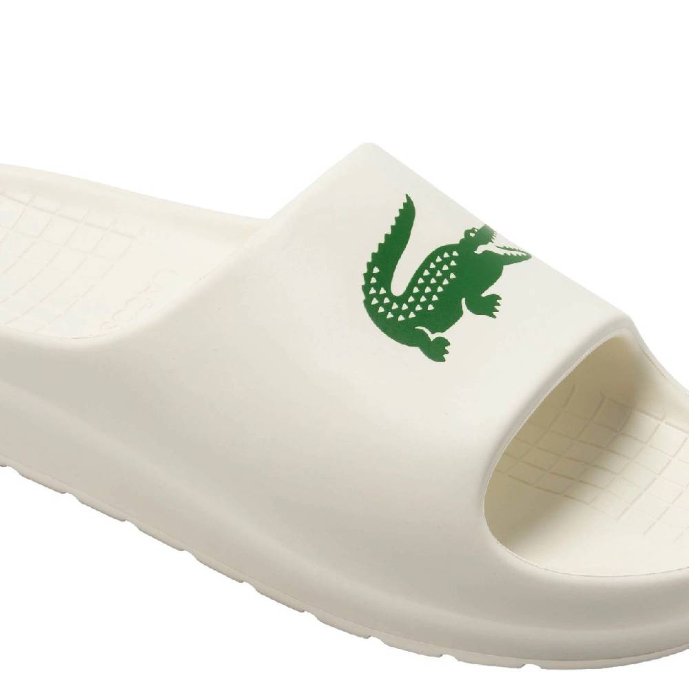 LACOSTE  Sandali Slide Lacoste Crema da Uomo - 100% Poliestere Moda