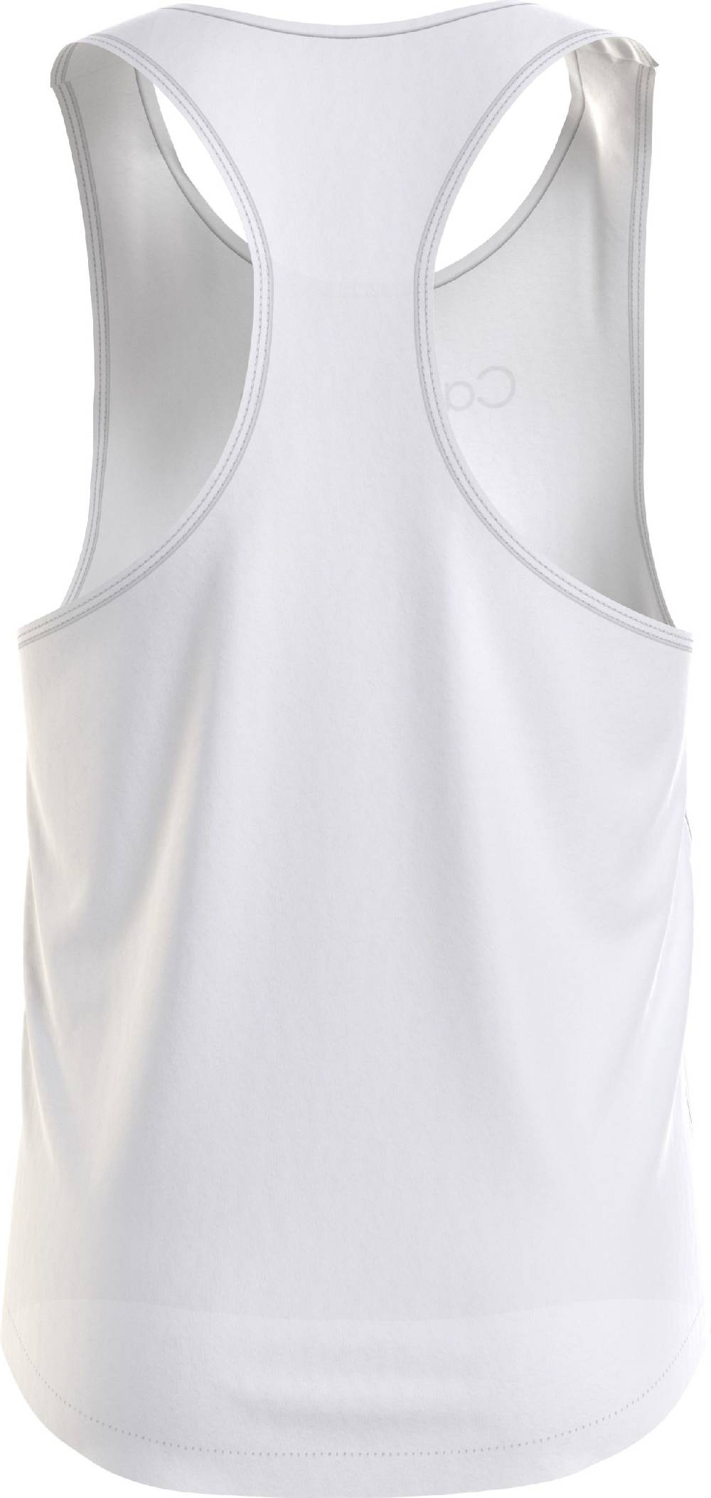 CALVIN KLEIN  T-Shirt Uomo Calvin Klein Bianca in Cotone e Lino In Linea