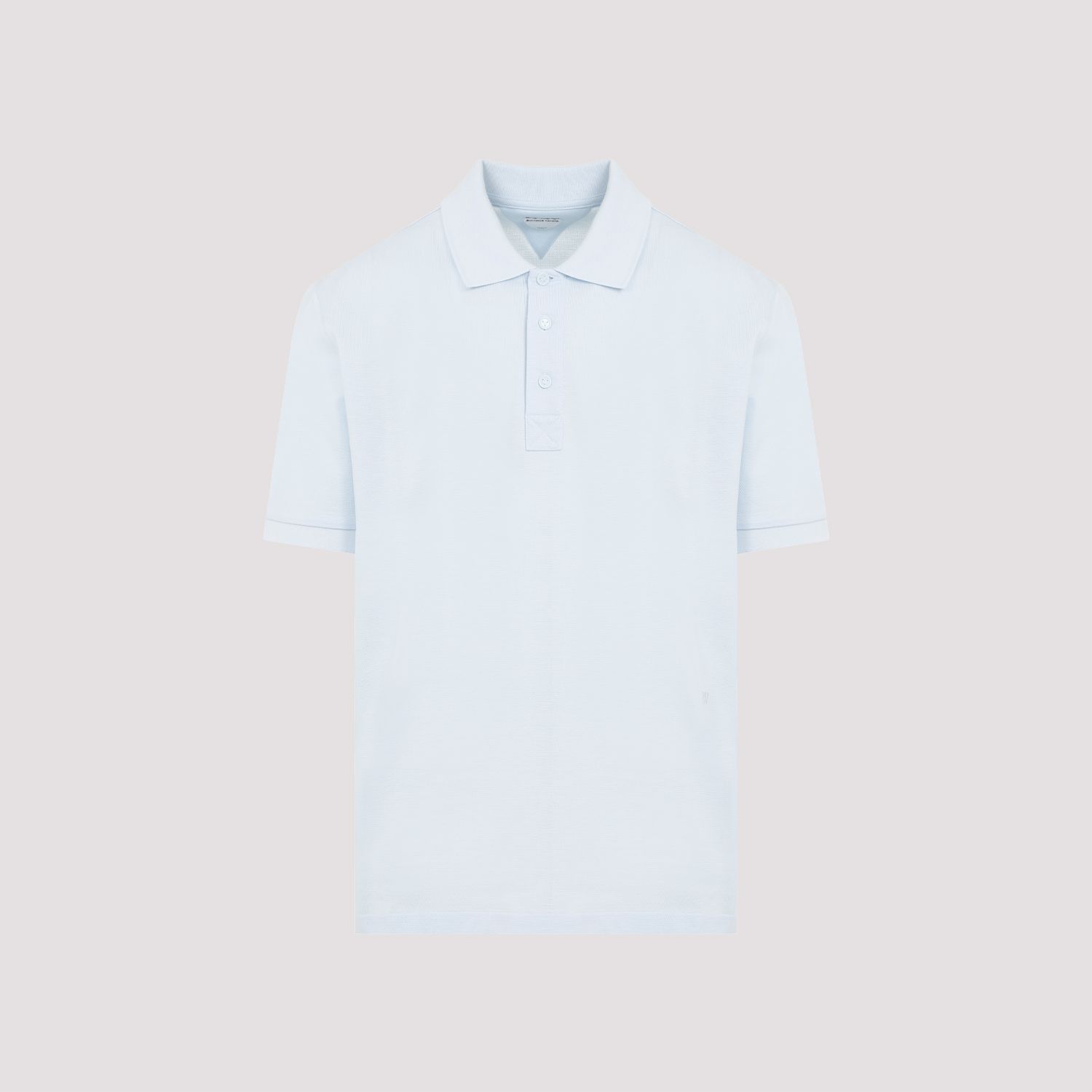 BOTTEGA VENETA  Polo in Cotone Blu da Uomo Bottega Veneta Consegna Veloce