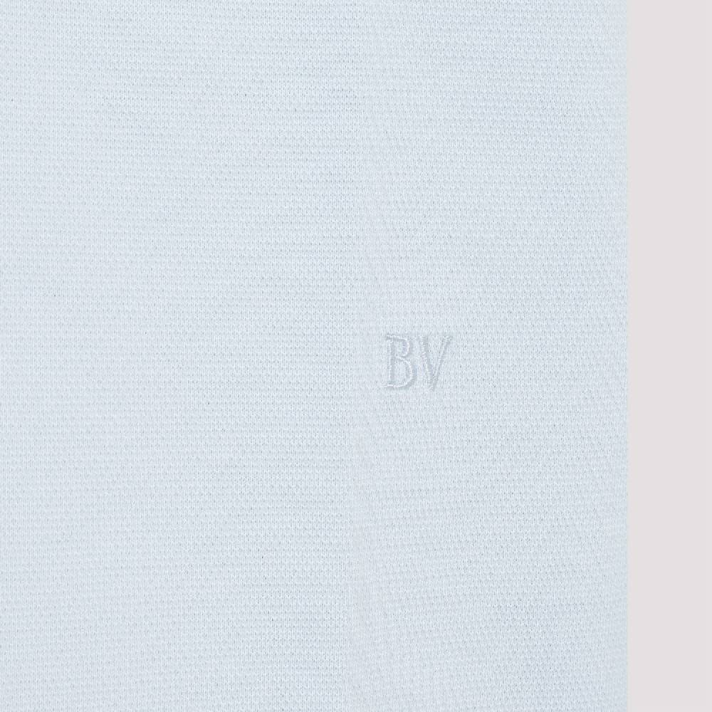 BOTTEGA VENETA  Polo in Cotone Blu da Uomo Bottega Veneta Consegna Veloce