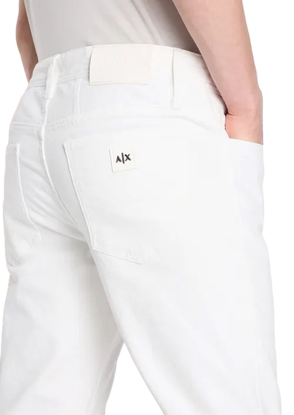 ARMANI EXCHANGE  Jeans Bianchi Elasticizzati da Uomo ARMANI EXCHANGE Promozione Limitata