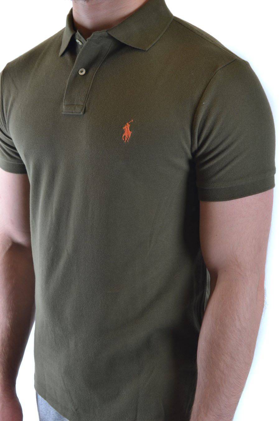 POLO RALPH LAUREN  Polo Verde in Cotone POLO Ralph Lauren da Uomo Sottocosto