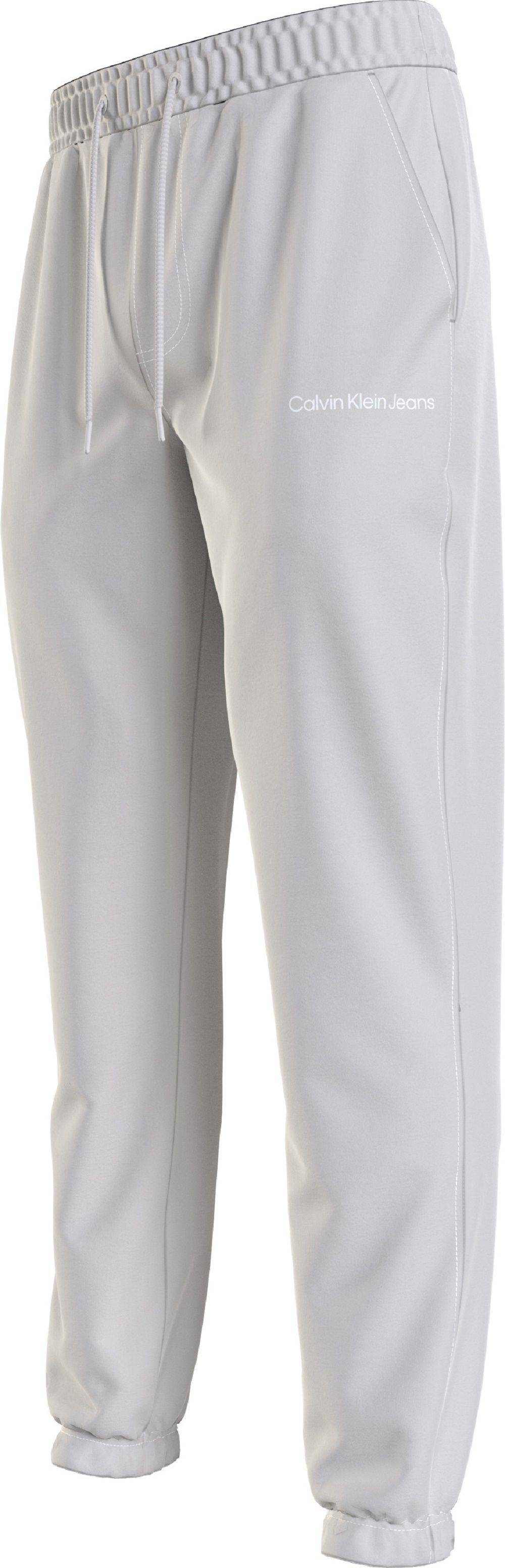 CALVIN KLEIN  Pantaloni Uomo Grigi in Cotone Calvin Klein Convenienza