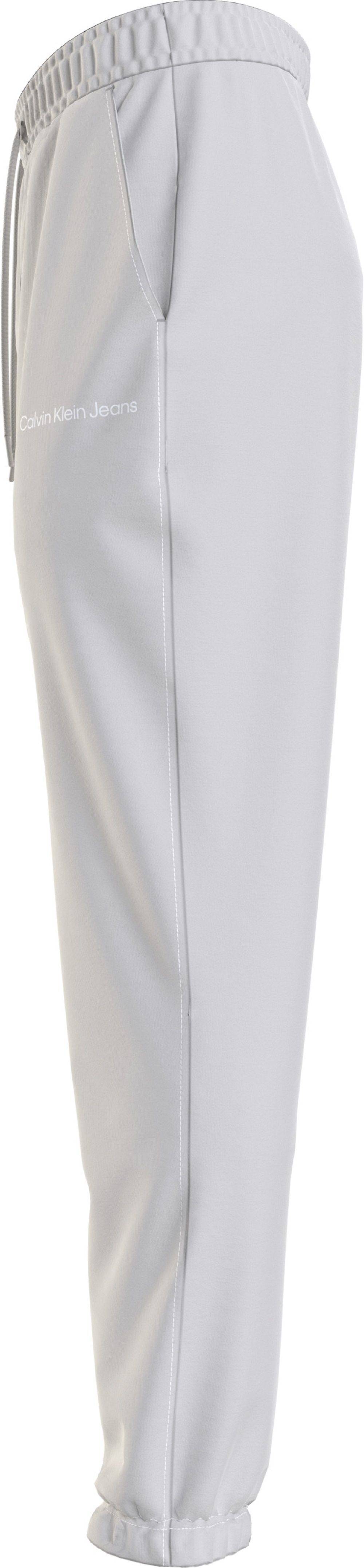 CALVIN KLEIN  Pantaloni Uomo Grigi in Cotone Calvin Klein Convenienza