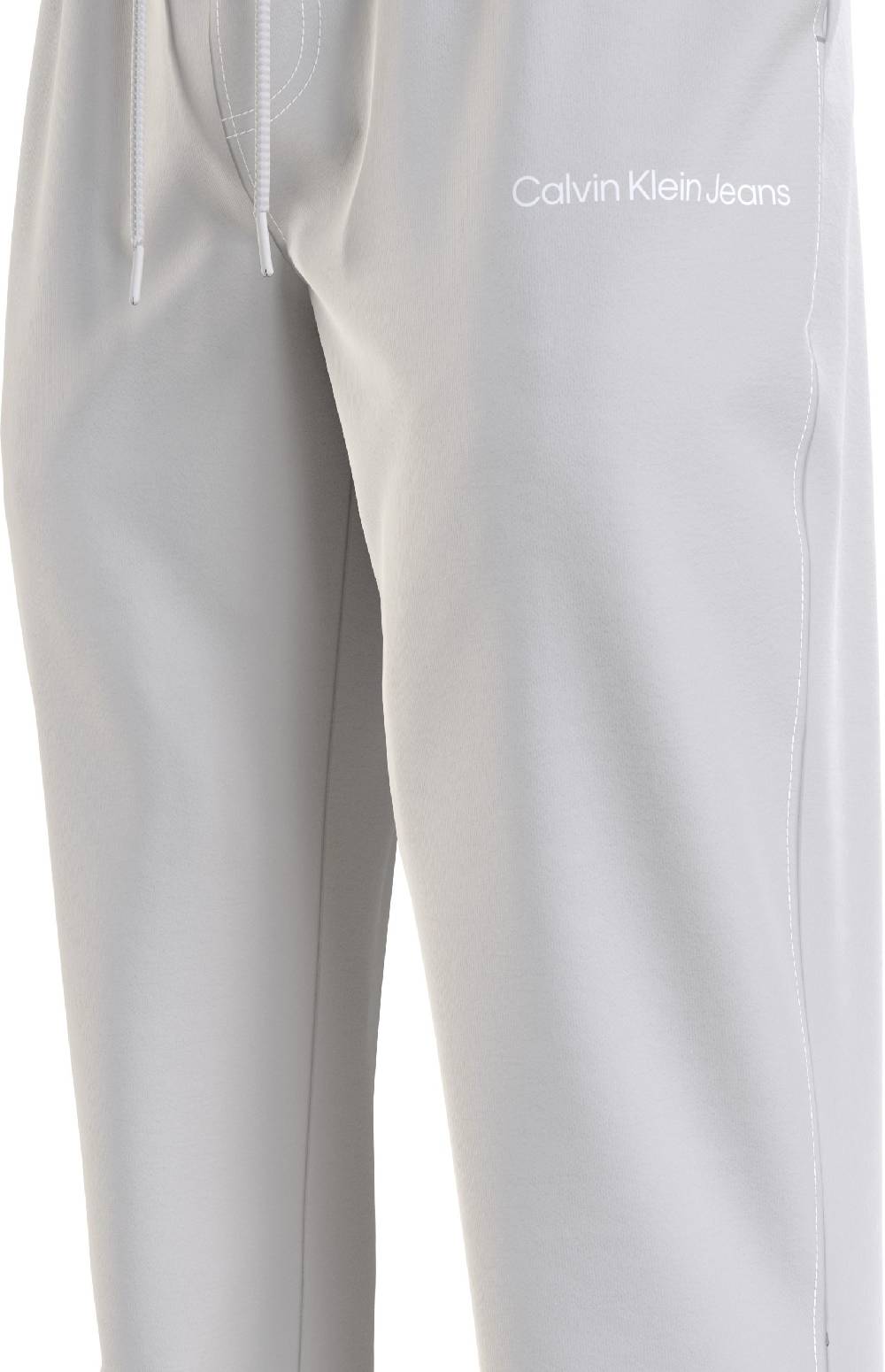 CALVIN KLEIN  Pantaloni Uomo Grigi in Cotone Calvin Klein Convenienza