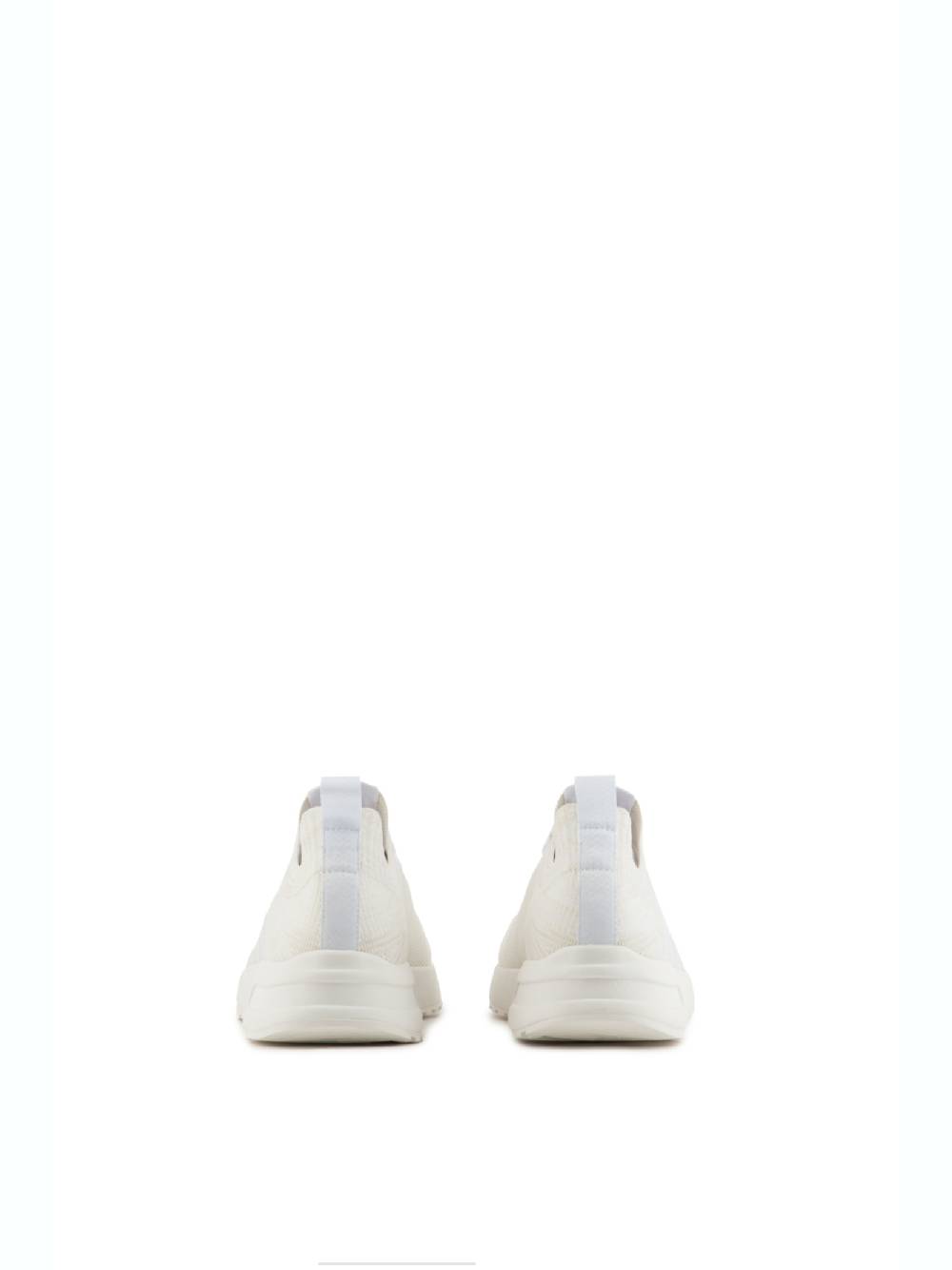 ARMANI EXCHANGE  Sneakers Bianche in Pelle da Uomo Armani Exchange Economico