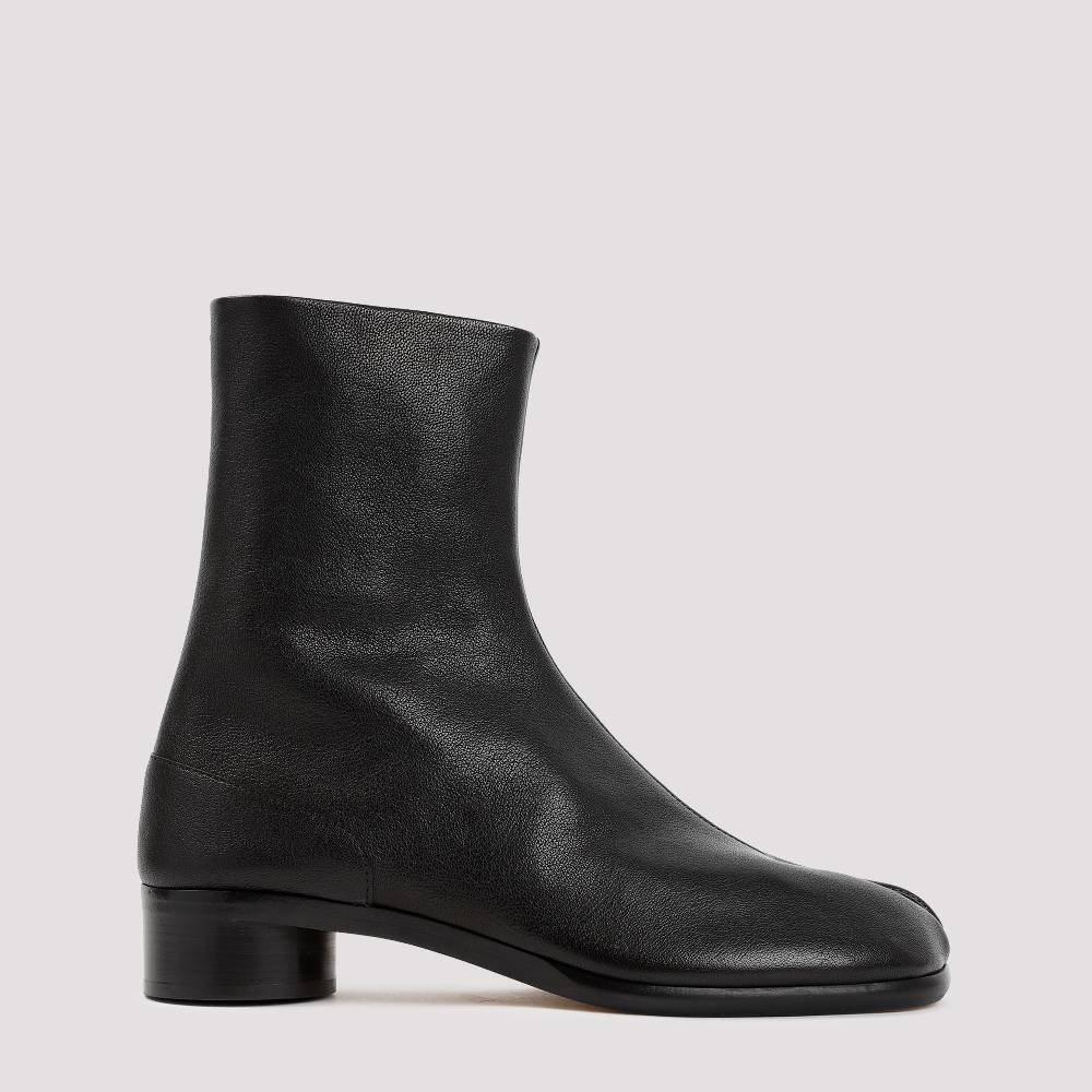 MAISON MARGIELA  Stivaletti Tabi Maison Margiela in Pelle Nera - Tacco 3cm Outlet
