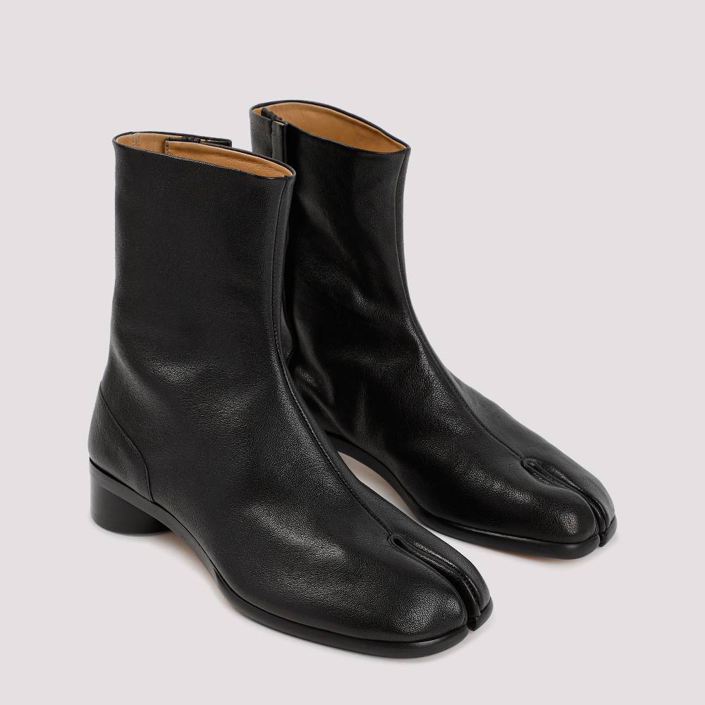 MAISON MARGIELA  Stivaletti Tabi Maison Margiela in Pelle Nera - Tacco 3cm Outlet