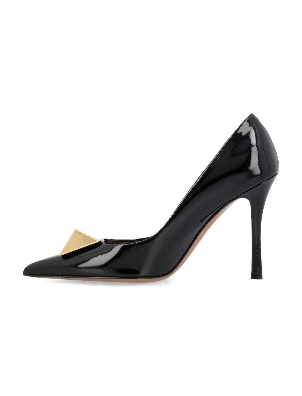 VALENTINO GARAVANI  Décolleté Valentino Garavani in Vernice con Borchie Maxi in Ottone Online Outlet