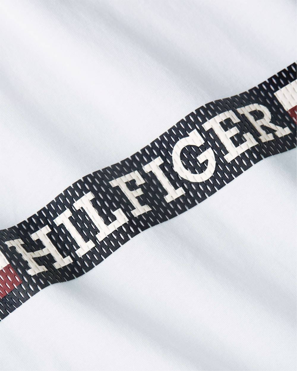 TOMMY HILFIGER  T-Shirt da Uomo Tommy Hilfiger in Cotone Bianco Negozio