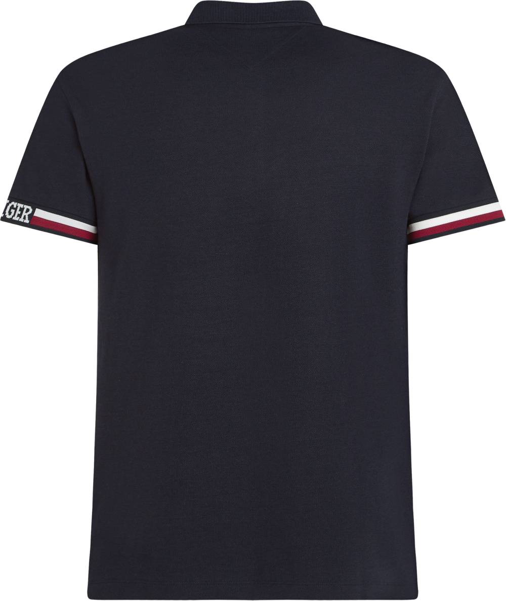 TOMMY HILFIGER  Polo Slim Fit Blu Tommy Hilfiger - Misto Cotone 2025