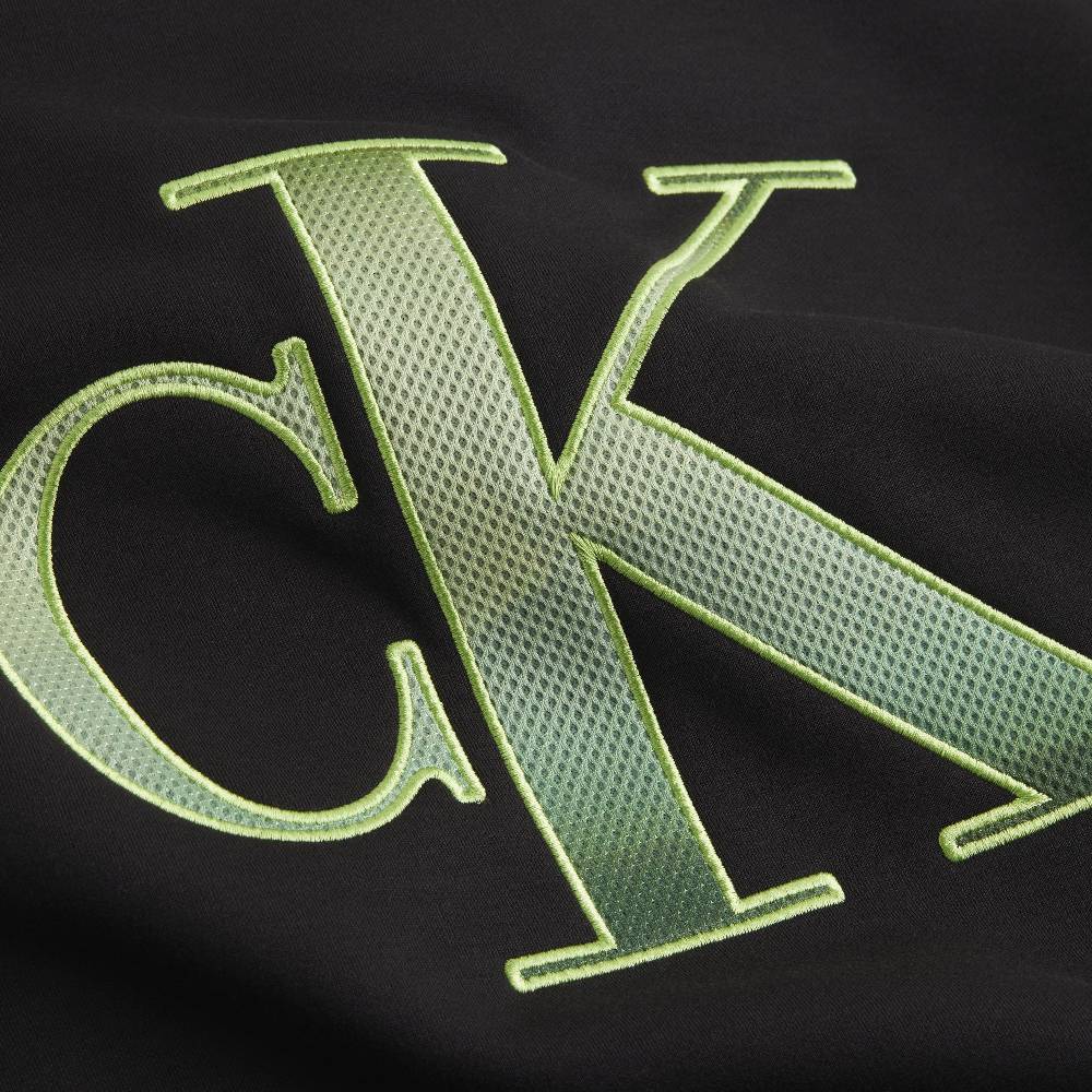 CALVIN KLEIN  Felpa Nera da Uomo Calvin Klein - 100% Poliestere Promozione