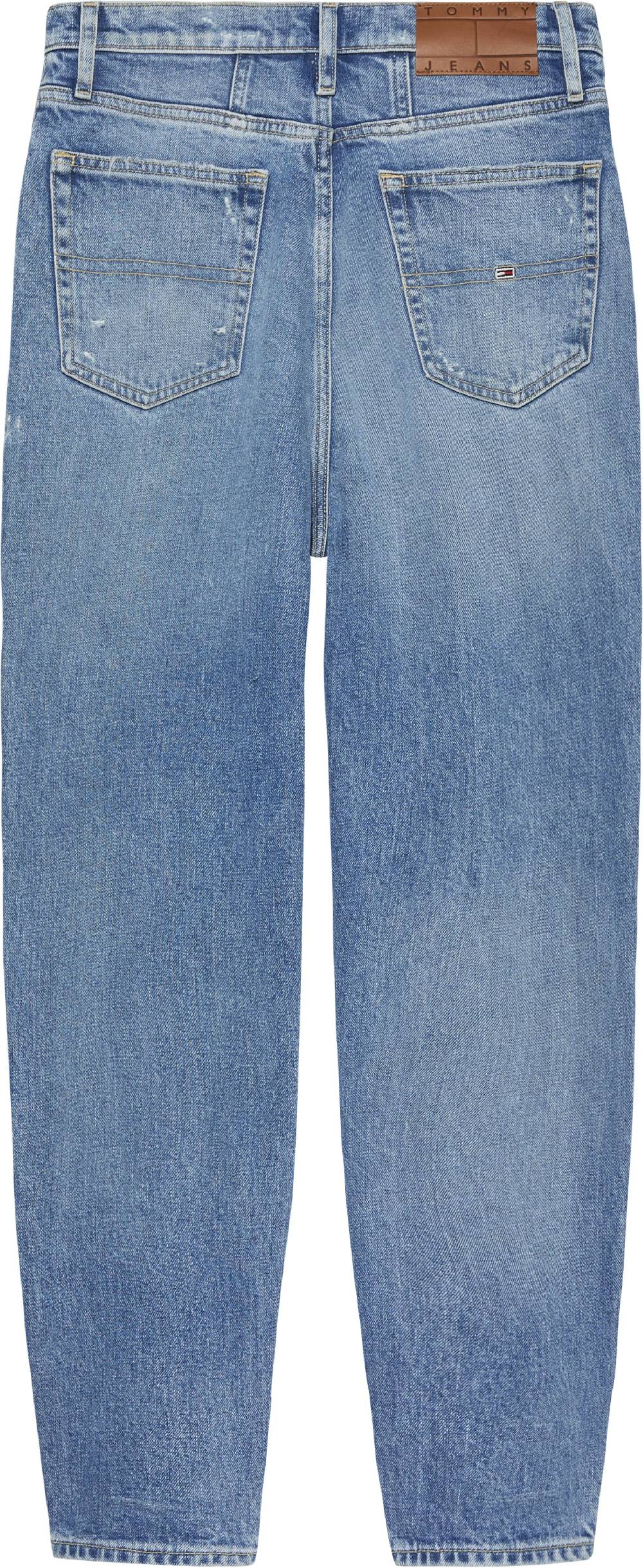TOMMY JEANS  Jeans Mom Tommy in Cotone Elasticizzato Blu da Donna Soddisfazione Garantita