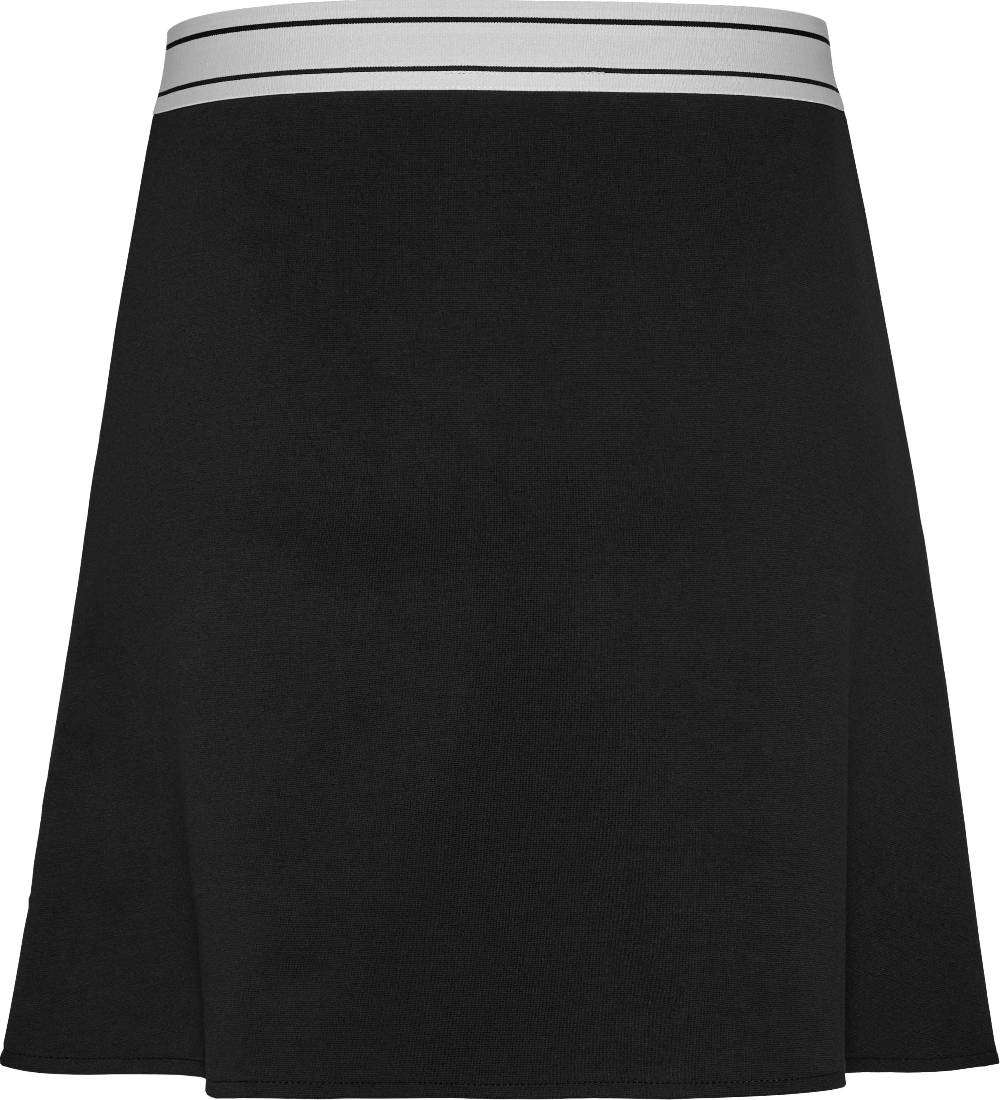 TOMMY JEANS  Gonna Nera Tommy Jeans - Tessuto Elasticizzato Viscosa Donna Negozi Online