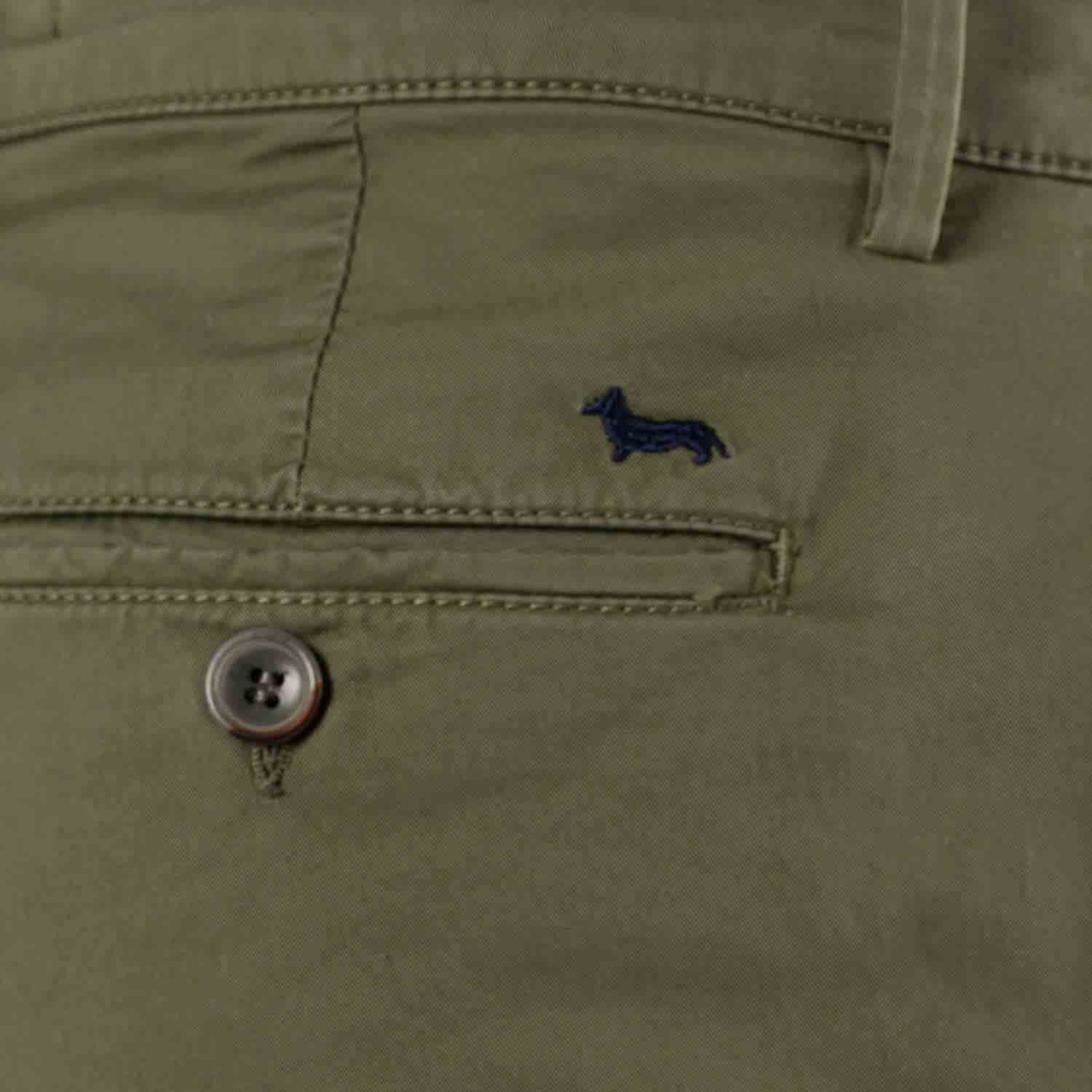 HARMONT & BLAINE  Bermuda Stretch Verde Cotone da Uomo Harmont & Blaine Shopping Online