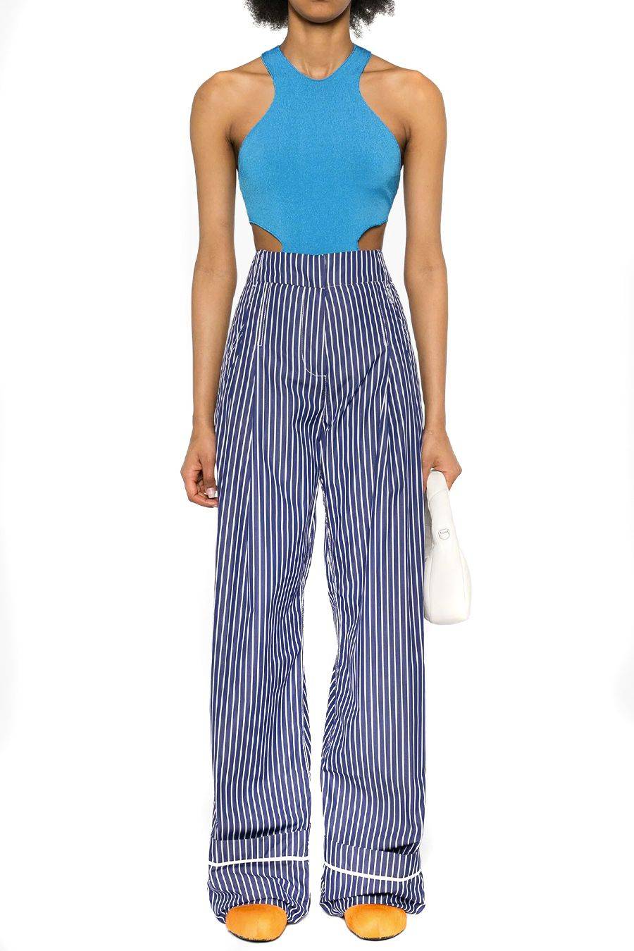 DES PHEMMES  Pantaloni di Seta Multicolori DES PHEMMES per Donna Prezzo Ridotto