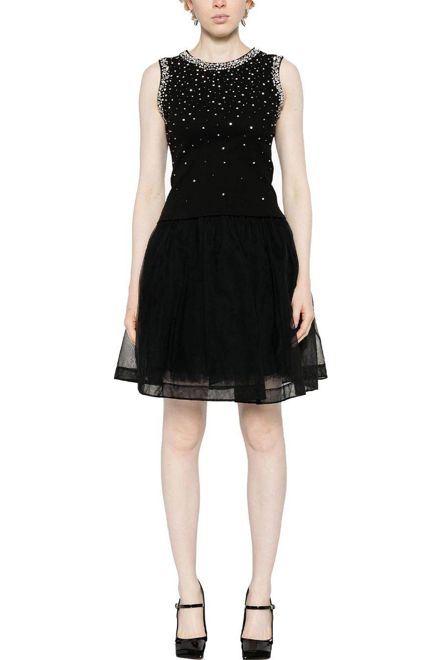 DES PHEMMES  Maglia Nera in Cotone DES PHEMMES per Donna - DP613110 Online