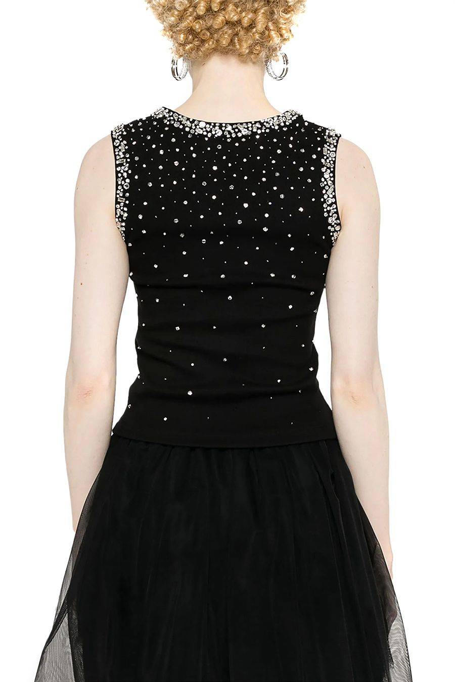 DES PHEMMES  Maglia Nera in Cotone DES PHEMMES per Donna - DP613110 Online