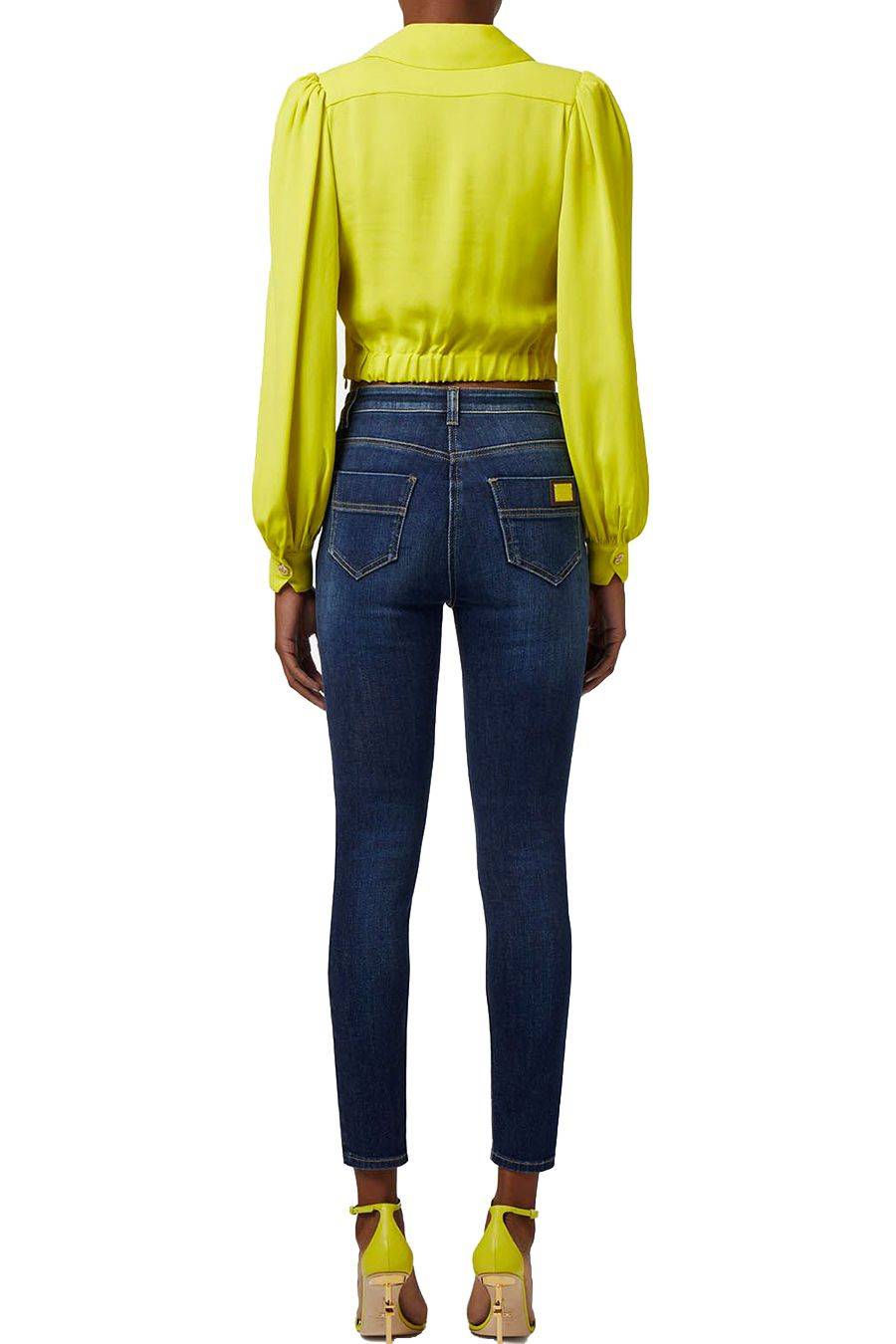 ELISABETTA FRANCHI  Camicia Gialla in Viscosa Elisabetta Franchi Donna Outlet