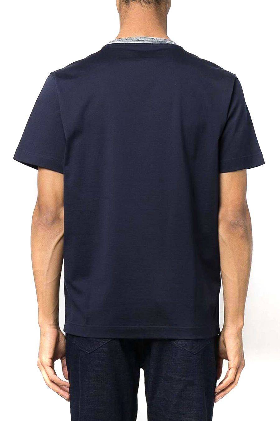 MISSONI  Polo di Cotone Blu Scuro Uomo Missoni UC22SL01-BJ0002-AS70WR 2025