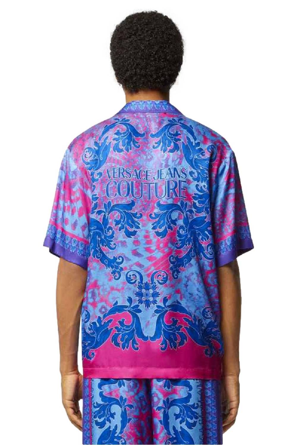 VERSACE JEANS COUTURE  Camicia Uomo Multicolore in Viscosa Versace Jeans Couture Italia