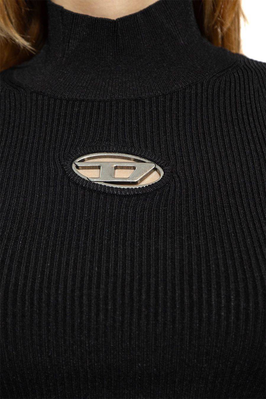 DIESEL  Top Nero in Cotone Diesel da Donna - A13020 0DLAX9XX Spedizione Gratuita