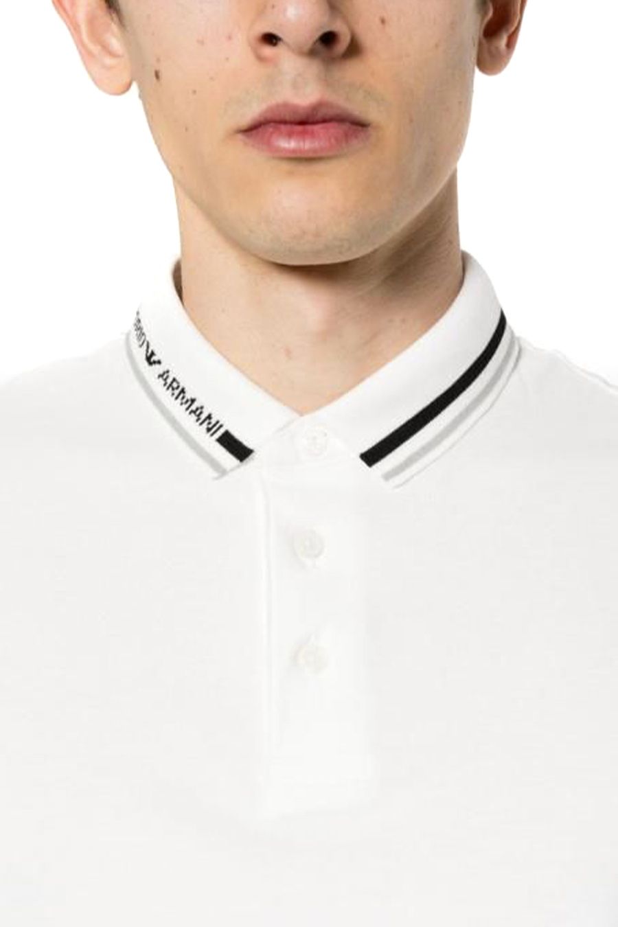 EMPORIO ARMANI  T-Shirt Emporio Armani da Uomo in Cotone Avorio Vendita