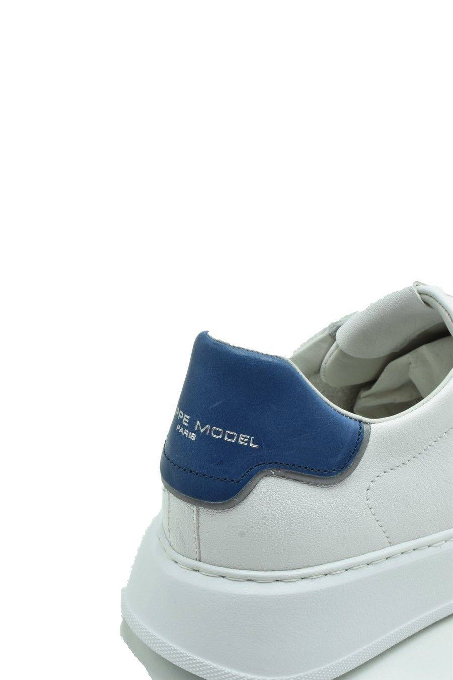 PHILIPPE MODEL  Sneakers Philippe Model Uomo in Pelle Bianca BTLUWX13 Promozione