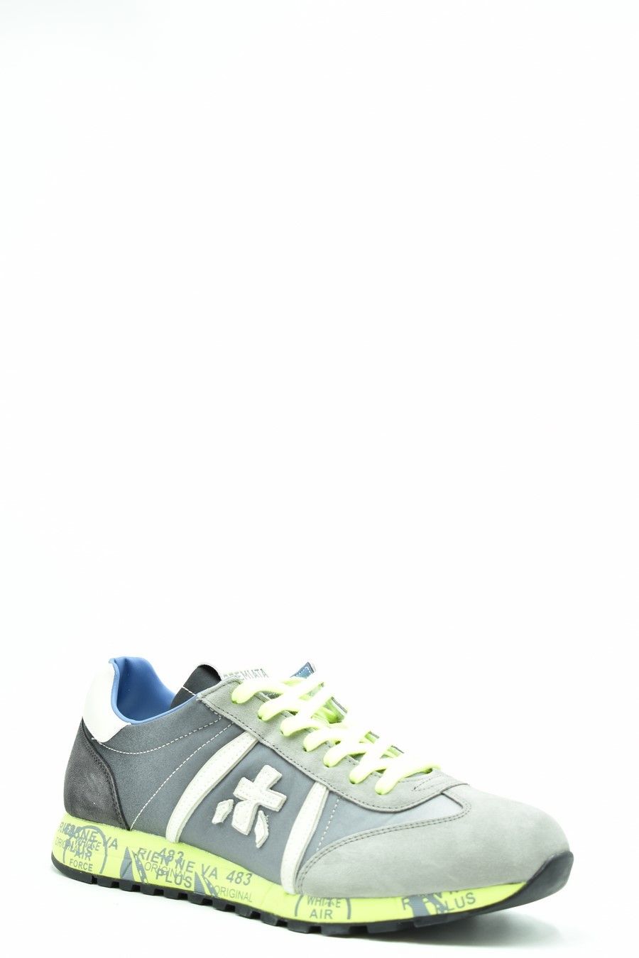 PREMIATA  Sneakers di Pelle Multicolore Premiata Lucy per Uomo Qualità Garantita