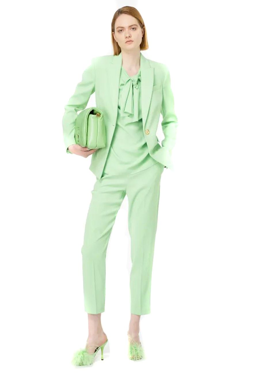 PINKO  Pantaloni PINKO Multicolore da Donna - 65% Acetato 35% Poliestere Negozi Online
