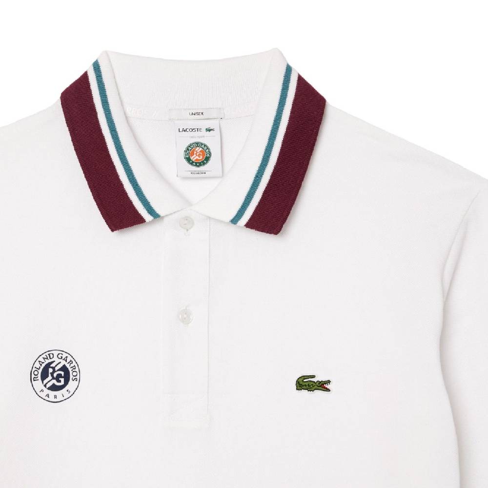 LACOSTE  Polo Lacoste Uomo Cotone Bianco Promozione Limitata