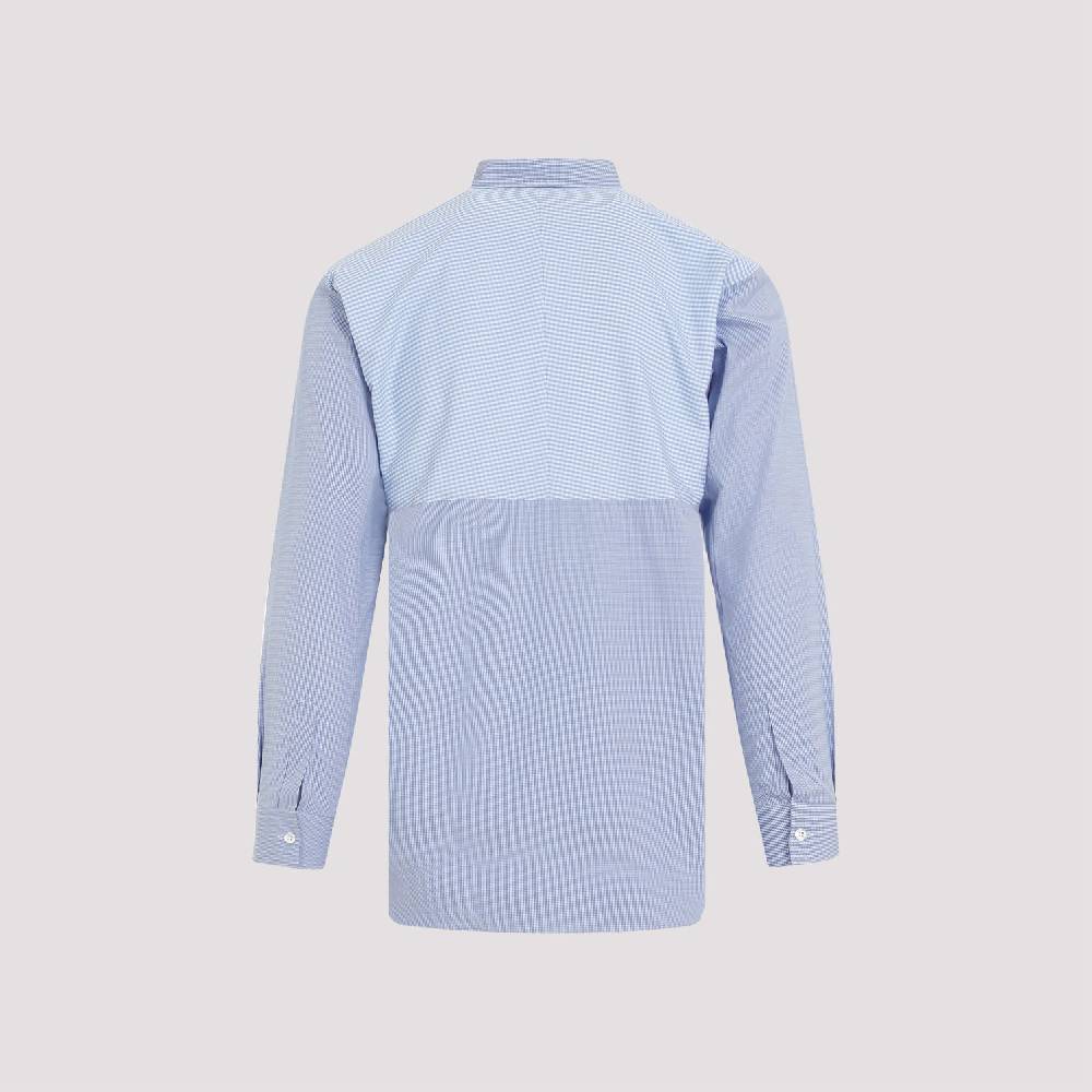 COMME DES GARÇONS SHIRT  Camicia a Righe Blu Cotone Comme Des Garçons Uomo Shopping Online