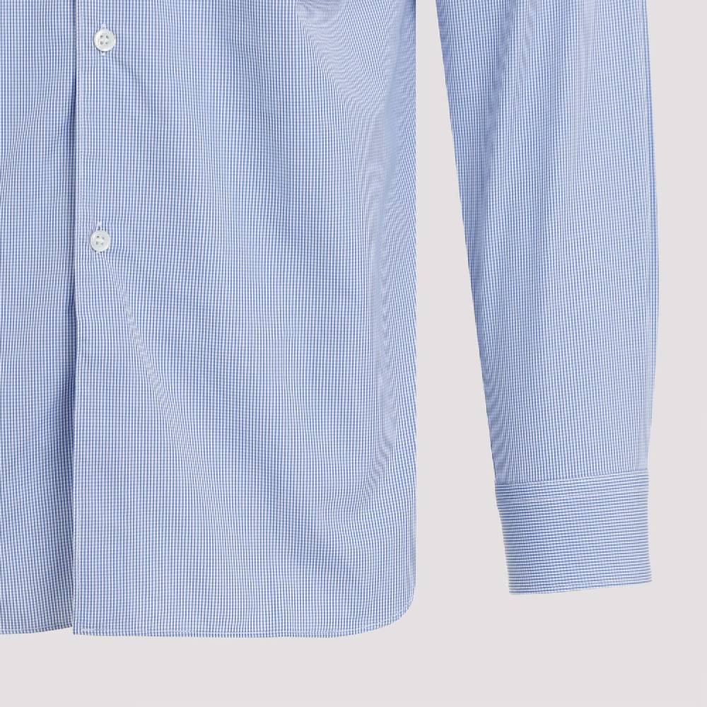 COMME DES GARÇONS SHIRT  Camicia a Righe Blu Cotone Comme Des Garçons Uomo Shopping Online