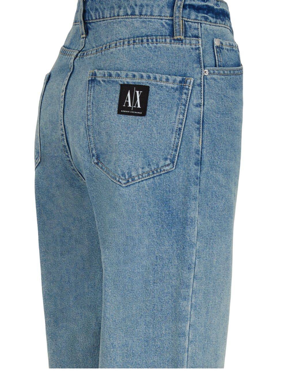 ARMANI EXCHANGE  Jeans di Cotone Blu da Donna Armani Exchange Prezzo Ridotto