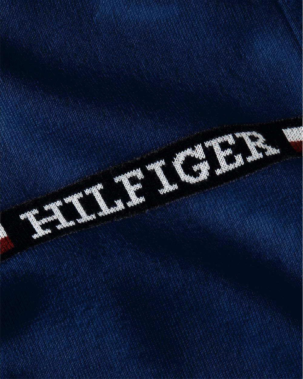 TOMMY HILFIGER  Felpa Pullover Blu in Cotone Misto Tommy Hilfiger Uomo Sottocosto