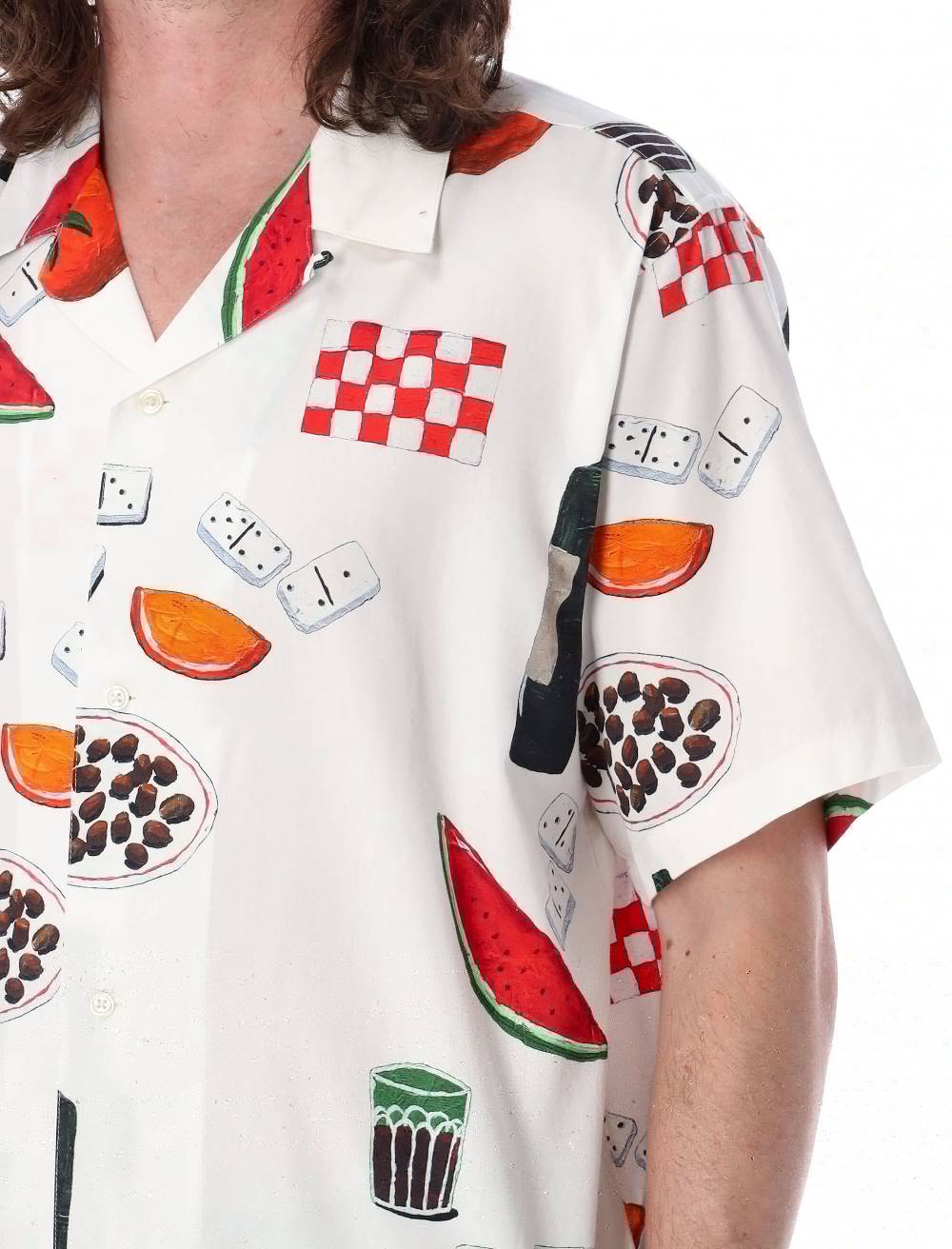 CARHARTT WIP  Camicia da Cena Bianca Fantasia Uomo CARHARTT WIP Economico