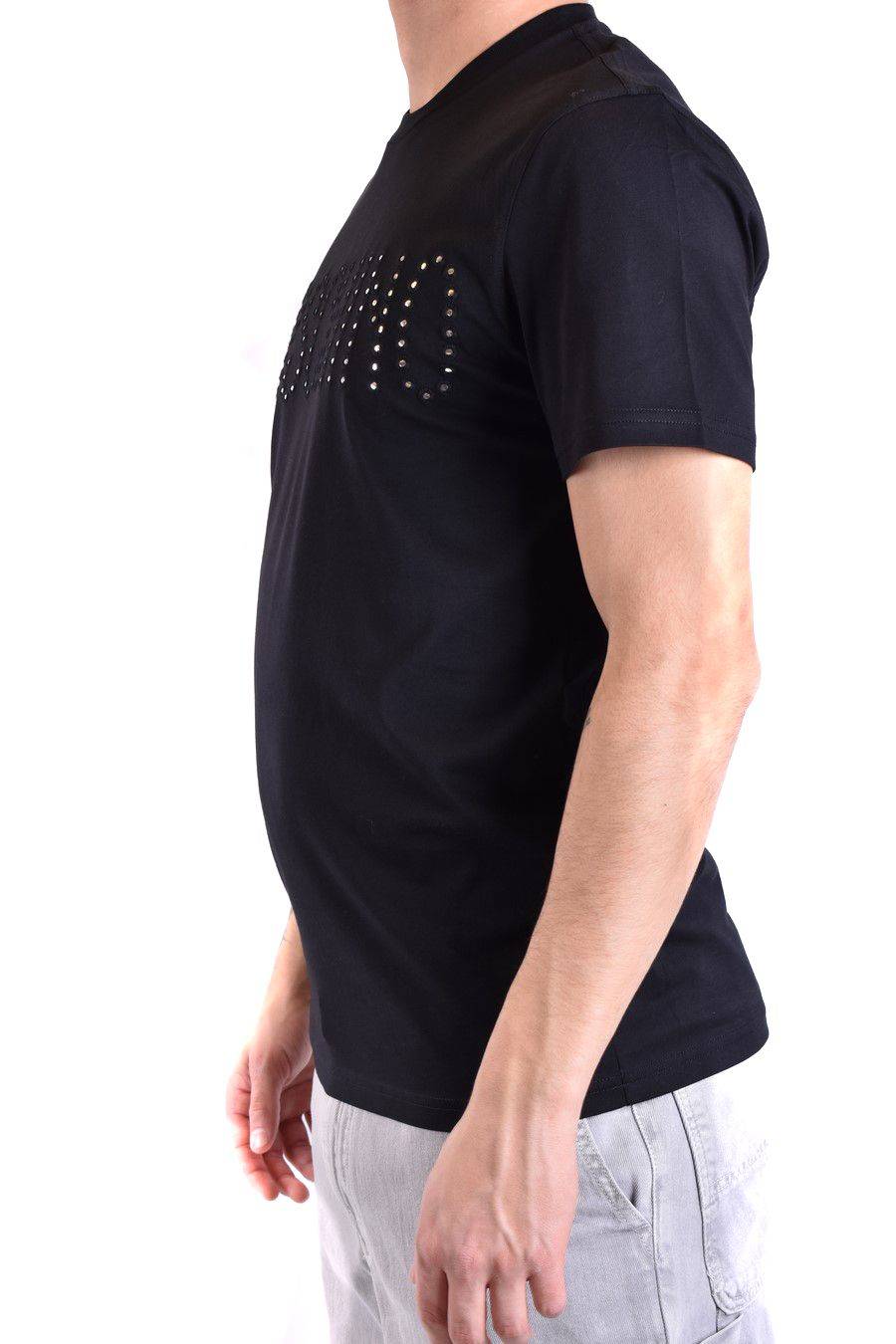 MOSCHINO  T-Shirt Classica in Cotone Nero Moschino Uomo Online