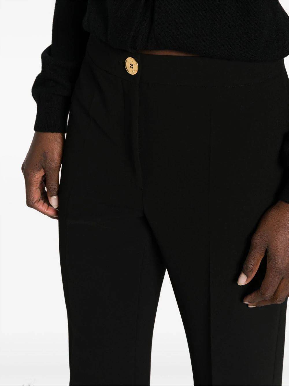 MOSCHINO  Pantaloni Eleganti Neri MOSCHINO da Donna Outlet
