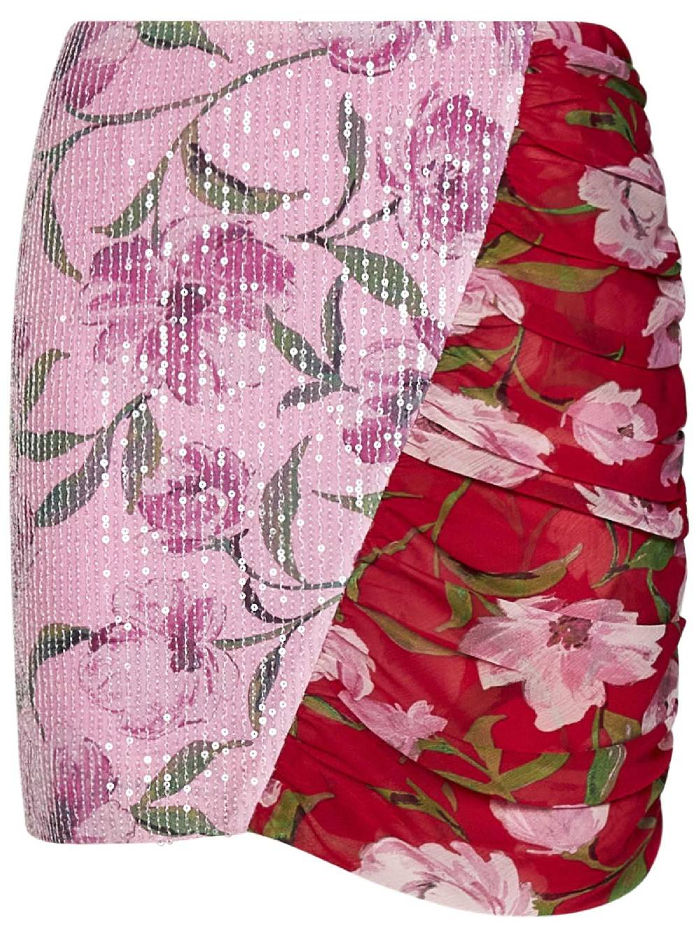 ROTATE BIRGER CHRISTENSEN  Minigonna Fiorata con Paillettes ROTATE - Multicolore