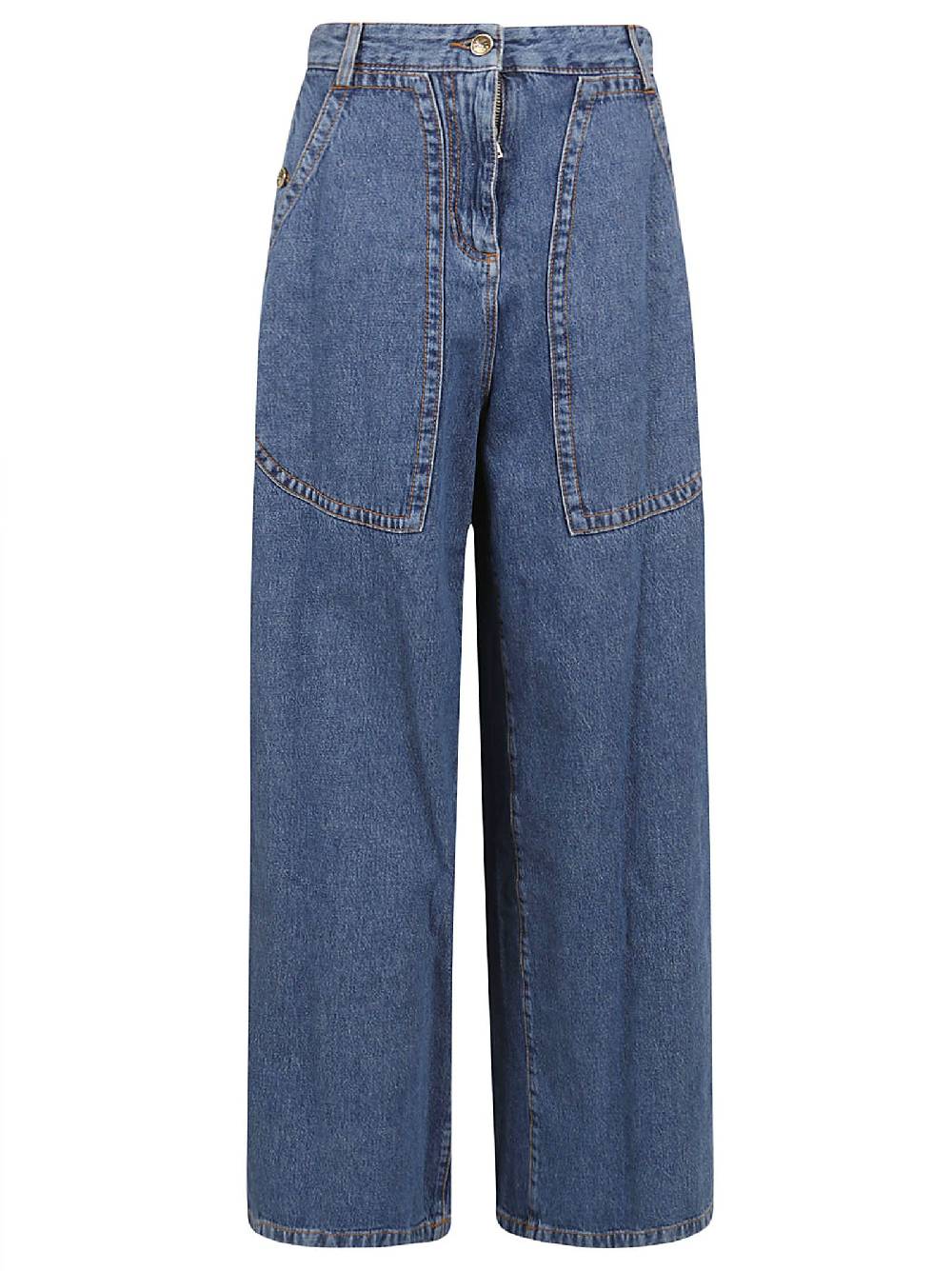 ETRO  Jeans Denim Cotone Regular Fit Multicolore ETRO da Donna