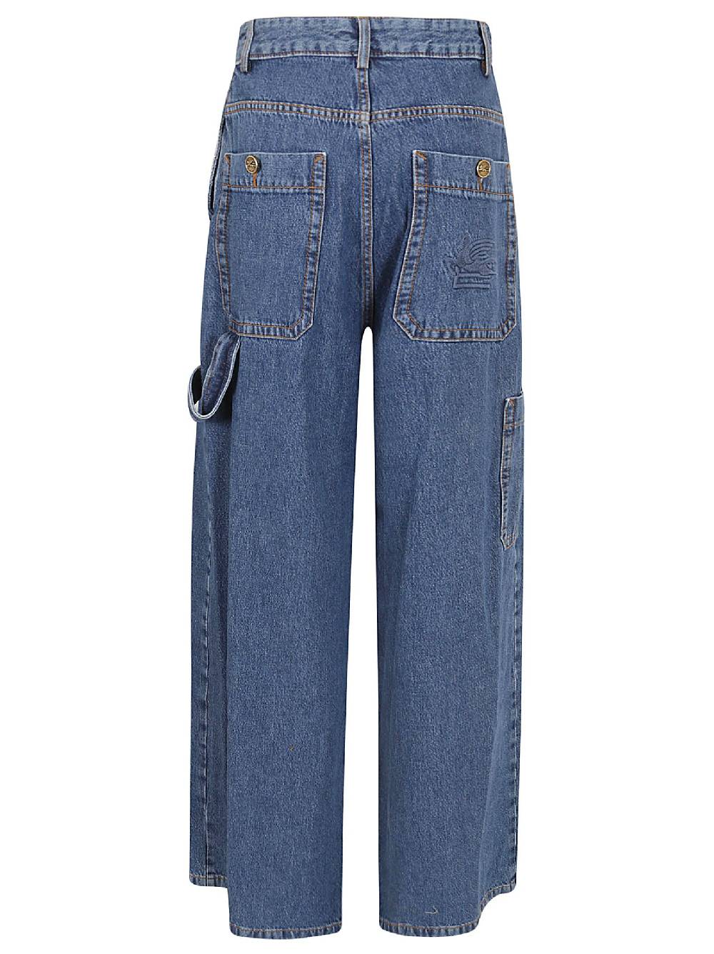ETRO  Jeans Denim Cotone Regular Fit Multicolore ETRO da Donna Vendita Calda