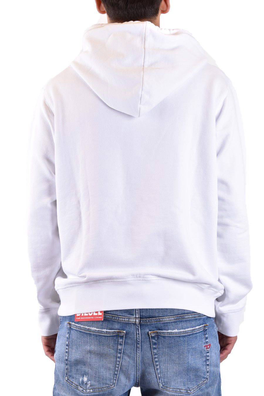 DSQUARED2  Felpa di Cotone Bianca da Uomo DSQUARED2 S74GU0754 Spedizione Gratuita