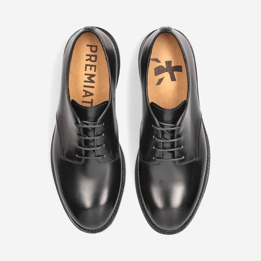 Premiata Scarpe stringate 32102A in pelle spazzolata opaca Nuovo