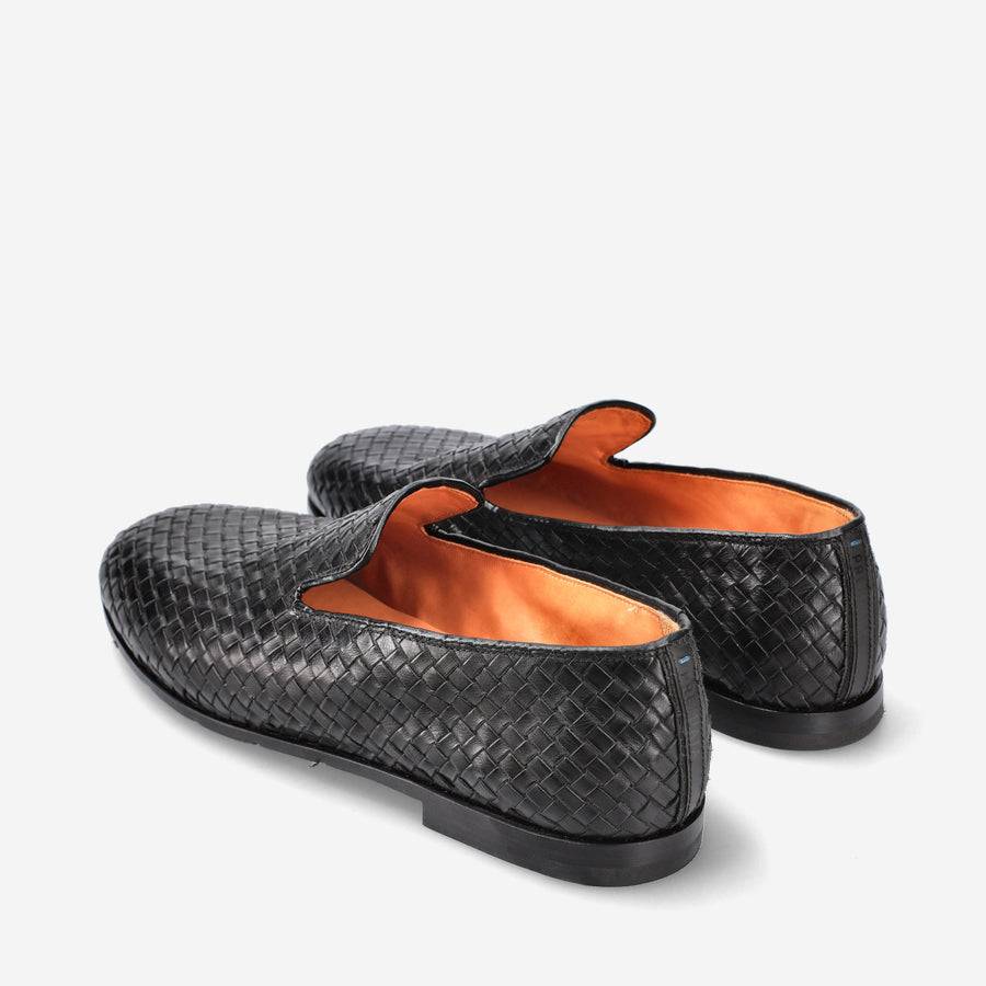 Premiata Slip-on Arden 32154C in vitello intrecciato Economico