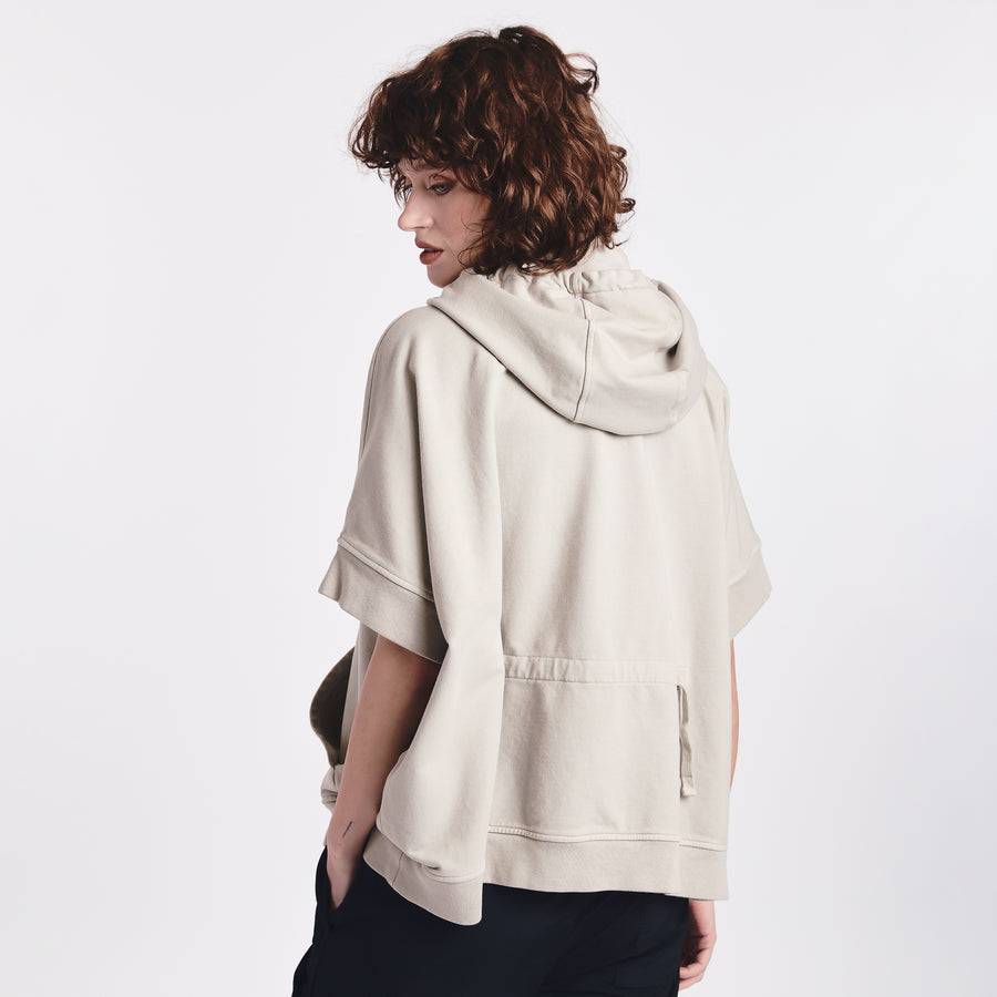 Premiata Poncho con cappuccio PR354705 Moda